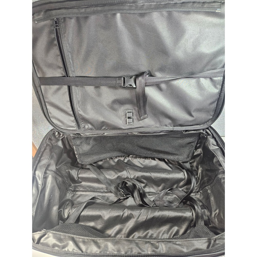 T-Tech by TUMI Black Ballistic Nylon Rolling Carry-On Suitcase Luggage 57622D - Picture 6 of 14